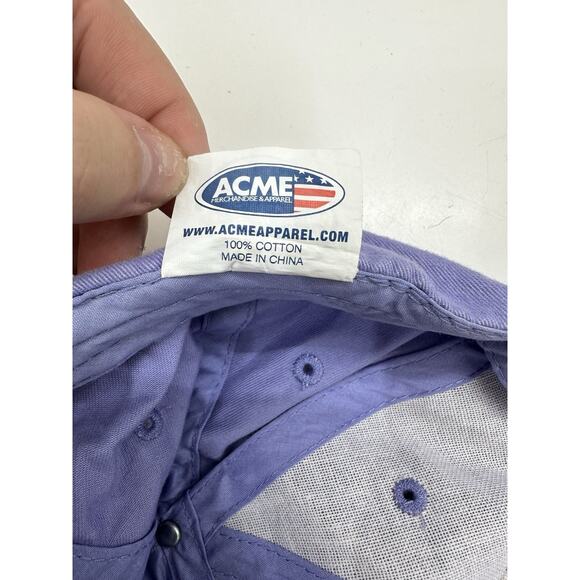 Acme Apparel Miller Lite Baseball Hat Purple Adjustable Beer Cap - Picture 5 of 9